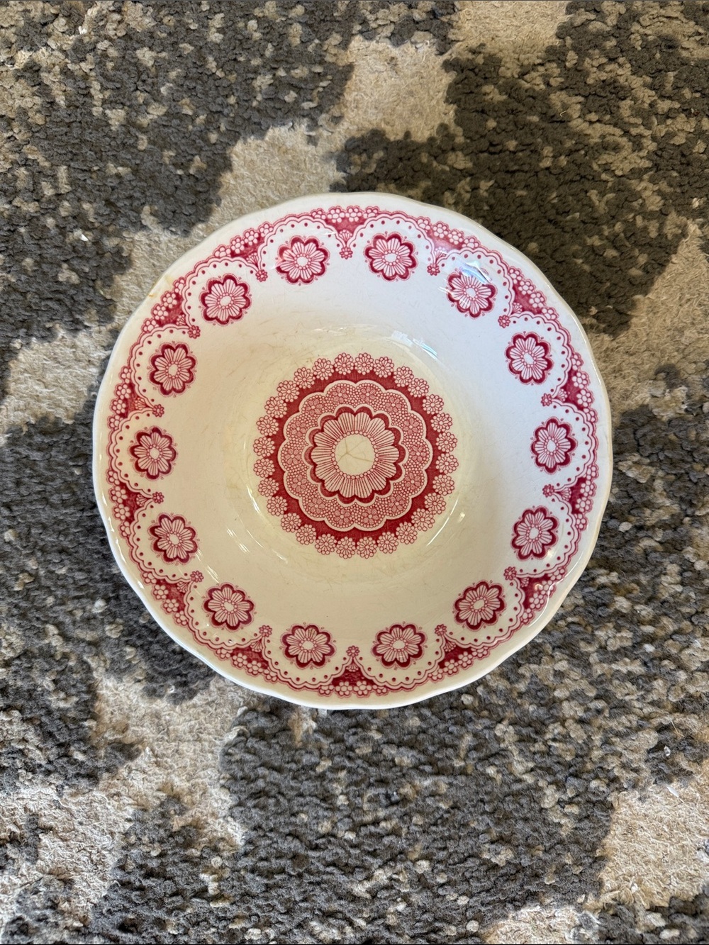 Vintage Kingston by Nikko Ironston perfection pink fruit bowl